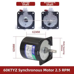 Permanent Synchronous Micro Speed Gear Motor 220V 14W
