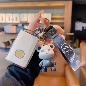 OKK Life Stoh เคสกูญแจรถยนต์ TPU 3-2 ปูด้วยสีสันเกอร์สำหรับ Mazda 2, 3, 6, 8Atenza, Axela, Demio, CX5, CX4, CX3, CX7, CX9, CX30, MX5 (A222/B223/C224/D225/F226)