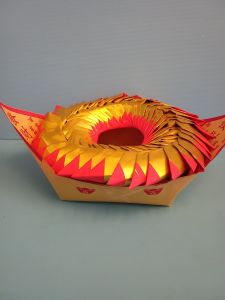 กระทง(ค้อซี)40ใบงานพับมือกระดาษไหว้เจ้าที่และสิ่งศักดิ์สิทธิ์