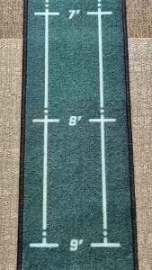 Karpet Latihan Putting Anti-Slip 28x280cm: Mat Rumput Golf Indoor