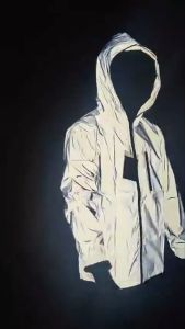 Reflective Waterproof Motorcycle Jacket Windbreaker Cycling Running Night Safety Jaket Pantul Cahaya Men Women Water-Resistant