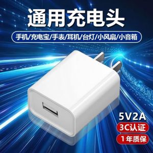 Smart Portable Dual USB Charger Set with Cable Fast Charge 5V2A USB-A Interface Compact Lightweight Travel-Friendly