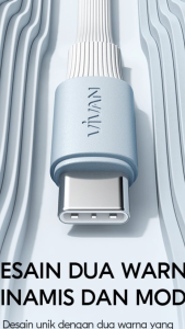 VIVAN Kabel Data Type-C Pendek 30CM Fast Charging SC30 II 18W Quick Charge Kabel PB Tipe C