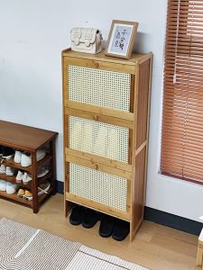 RRH Flip Shoe Cabinet 2 Layers 50/70 CM Living Room Shoe Rack Organizer with Drawers Modern Simple Shelf Storage Boxes
