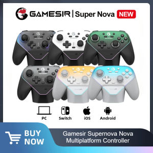 Original GameSir Super Nova Wireless Switch Controller with Charging Station Hall Effect Joystick for PC Nintendo Switch Android Phone