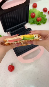 sandwich makersandwich machineBreakfast machinehousehold small light food toaster mini toast toaster pancake machine multi-functional breakfast machine Waffle machineCompact Multi-Function Breakfast Maker-Sandwich/Toaster Combo Available locally