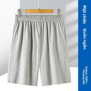 TIANJIANG | Quần Short Nam Mùa Hè Cotton Thoáng Mát Phong Cách Thể Thao Thân Thiện Với Người Già