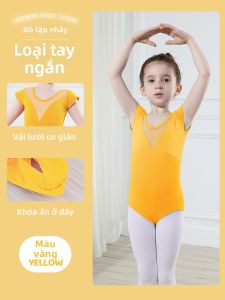 QINANXI | Váy Tập Ballet Trẻ Em Tay Dài Thu Đông