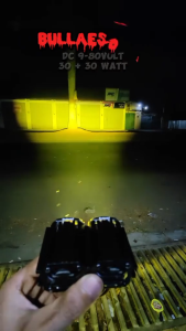 Lampu LED Mini Laser BullAES CO2 CO-2 Fog Lamp Lampu Tembak Kabut Motor Mobil 30W ISI SEPASANG