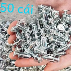 Cánh Hoa Mở Rộng Phích Cắm Vít Mỏ Neo Jack Hạt Đinh Tán Khóa Bu Lông Cho Màn Kẹp Tường Chốt Chất Liệu Sắt M2 * 3 M4 M5 M6 Kích Cỡ