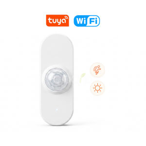 Tuya WiFi Smart 4-in-1 Sensor PIR Motion Detector Light Temperature Humidity Monitor Smart Life App Alexa Google Home Automation
