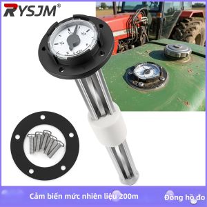 RYSJM | Đồng Hồ Đo Mức Nhiên Liệu 200MM Với Cảm Biến Chính Xác Đồng Hồ Đo Bằng Nhôm Thay Thế Tiện Lợi Dễ Sử Dụng Cho Ô Tô Và Xe Máy