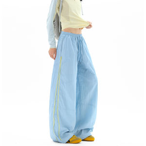 BWKA | Color Block Zipper Air Trousers Men Women Quick Dry