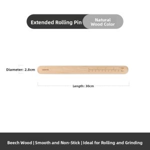 CAROTE | Wooden Rolling Pin and Baking Board Set