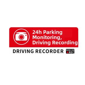 Parking Surveillance Sentinel Mode Anti-collision Warning Deco Static Car Sticker