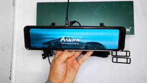 Asawin H9-ST 11 in Full Screen RearView Mirror Dashcam FHD 1080P Front And Rear For Car Dvr 24H Park Mode Touch IPS Night Vision Asawin H9 St - Lazada