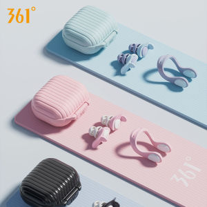 MONLEYTA | German Swimming Earplugs Waterproof Professional Nose Clip Adult Bathing Ear Water Entry Prevention Diving Nose Clip Set