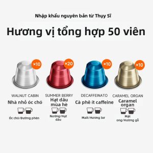 Scishare | Hộp 50 Viên Nén Cà Phê Espresso Đen Tương Thích Nhiều Thương Hiệu