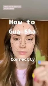 Face Gua Beauty Gua Sha Board Alat Pijat Tubuh Perawatan Kesehatan Kulit Face Wajah Pengencang-🌹Tamia