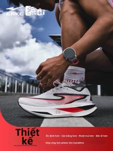 Erke | Giày Chạy Marathon Chuyên Nghiệp Đế Carbon Toàn Bộ