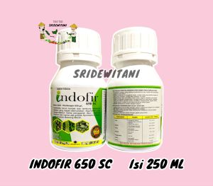 INDOFIR 650sc 1 Liter Insektisida Pembasmi Hama Semua Ulat Wereng Tanaman