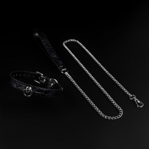 High-End Top-Layer Cowhide Choker Necklace for Men And Women Original Design Engraving Available Fashion Jewelry Accessory