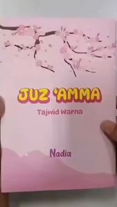 Juz Amma Tajwid Warna 7 in 1 Custom Nama dan Foto Soft Cover Terjemah Gratis Nama di cover