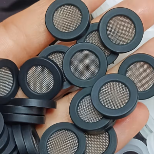25pcs Plastic Faucet Filter Pads with Stainless Steel Mesh - Easy to Install No Need for Electric Shower Head Pads