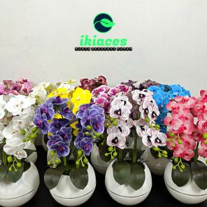 Bunga Anggrek Latex Premium & Dekorasi Anggrek Artifisial