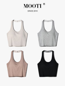 Mooti | Shockproof Sports Bra with Pads Back Beauty Design
