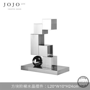 Modern Minimalist Creative Decorative Froghopper Figurine Coffee Table Ornament Entrance Hall Decoration K9 Crystal Glass