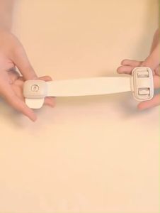 FinDee สายรัดตู้ ตัวล็อคลิ้นชัก ที่ล็อคกันเด็กเปิดประตู ราคา ต่อ 1 ชิ้น child safety lock