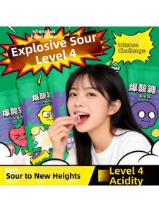 Super Sour Gummies Multiple Levels of Sourness Candies