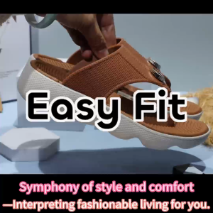Easyfit Wedge Sandals for Women 4cm Heel Chic & Comfy Slippers Outdoor Flip Flops Multiple Colors