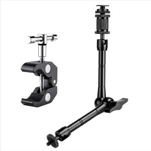 Fomito | FOMITO 11 inch Articulating Magic Arm with Super Clamp Adjustable for DSLR Rig Camera LCD Monito LED Video Light
