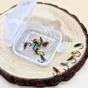 MNFT 20Pcs Realistic Silicone Housefly Artificial Bionic Flies Insect Baits for Fly Fishing Lure Bait Trout Fishing