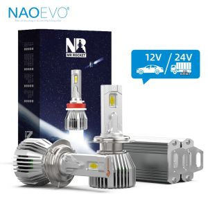 NAOEVO NR H7 110W Bóng Đèn Pha LED Đa Năng Ô Tô Đèn Pha H11 CANBUS Tương Thích Với H1 H3 HB3 HB4 5202 9005 9006