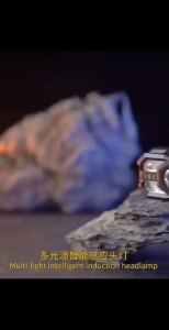 Asafee: ZL-009 Outdoor Portable Headlight SuperBright XTE LED Forehead Light Fishing Work Lamp Built in Battery Type-C Rechargeable 5Mode Sensing Switch Fixed Focus IPX4 Waterproof