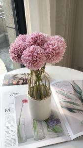 Bunga Dandelion / Tanaman Artifical Bunga Plastik Dandelion Pompom Mum