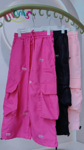 Baggy Coquette Pants for Kids Girls 5-12 Years Old Korean Style Trendy Wide Leg Loose Outfit Pants for Girls