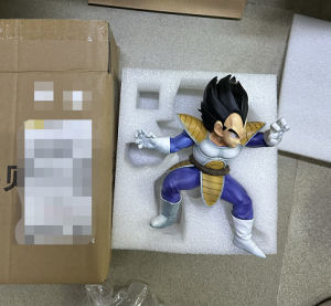 Bandai | Anime Dragon Ball Figure Son Goku Action Figures Eating Burger Goku Figurine Pvc Doll Desk Decora Statue Collect Model Gifts