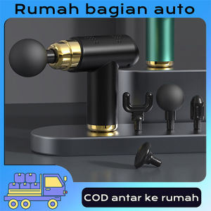 (Dalam stok dikirim dari Jakarta)Alat Pijat Getar Elektrik Seluruh Badan 4 in 1 / Massage Gun (Pistol pijat otot jaringan dalam) Garansi 1 tahun