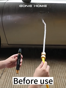 Garden Magic Hose with Spray Gun High Pressure Washer Nozzle Power Spray NozzleNozzle Sprayer Car Wash