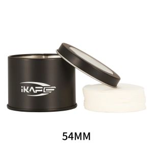 IKAPE | IKAPE 200Pcs Coffee Puck Screen Filters51/54/58mm UniversalFit for Portafilter Basketwith Metal Storage CaseCoffee Accessory
