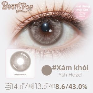 Kính áp tròng màu dùng một hàng ngày đường kính nhỏ Smoky Gold Brown 10 chiếc