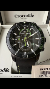 ⌚ CROCODILE CR4763.128C Multi Function Chronograph Watch