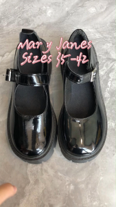 Falimottype Size 35-42 College style Mary Jane shoes for women thick soled retro leather shoes single shoe