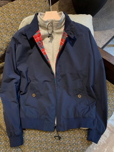 CHENMU | Navy Clean Fit Harrington Jacket