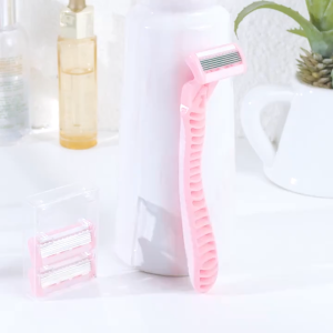 Paket Penghilangan Rambut Bikini Wanita Alergi Rendah Cocok untuk Semua Kulit Wanita 6 lapisan pisau / manual wanita bikini alat pengurangan rambut / 6 lapisan stainless steel pisau