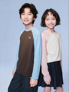 PUMA | Sweat-Wicking Breathable Long Sleeve T-Shirt For Children